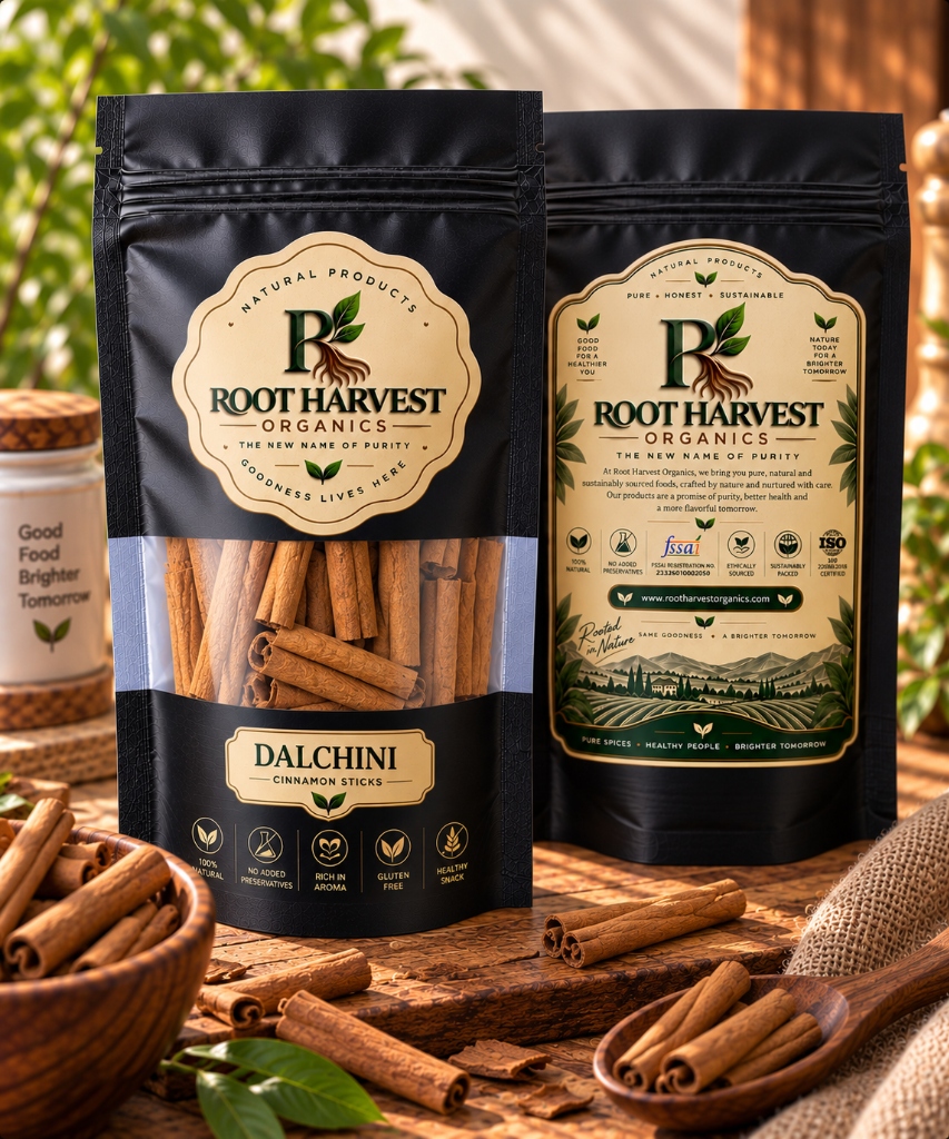 Organic Ceylon Dalchini (True Cinnamon Quills)