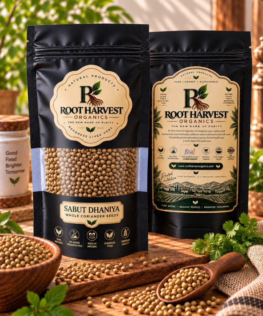 Organic Sabut Dhaniya (Whole Coriander Seeds)