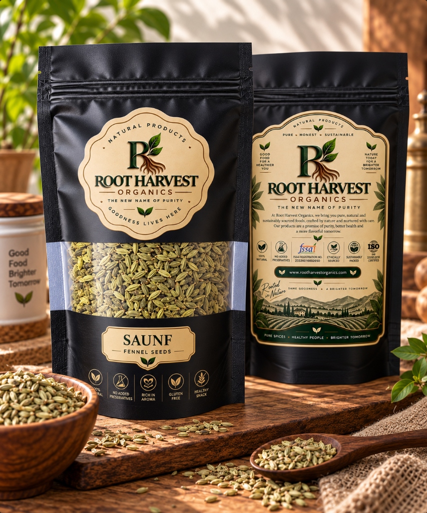 Organic Saunf (Fennel Seeds)