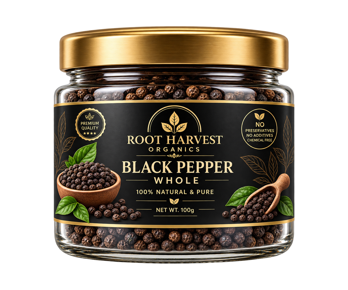 Tellicherry Black Pepper (Kali Mirch)